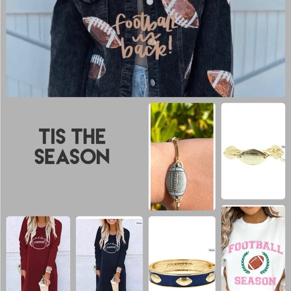 Football jacket- black - Picture 2 of 2